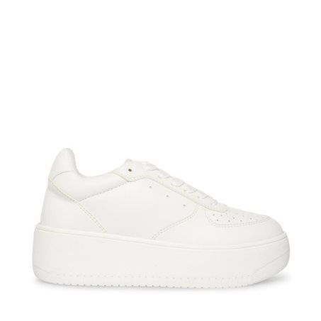 White Steve Madden Rocket Women's Platform Shoes | PH 3268AJQ